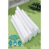 Btf Home Sünger Çubuk Koltuk Örtüsü Koltuk Kılıfı Oval Sandalye Örtüsü Sıkıştırma Aparatı 11 Adet - Beyaz - 180 x 230 cm