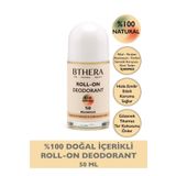 Bthera Natural Doğal Rollon Deodorant Ter Kokusu Önleyici Vanilya-Greyfurt-Paçuli-Sedir %100Natural-50ml