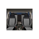 BTİC Fiat Tofaş Şahin Gofraj Universal Oto Koltuk Kılıfı Oto Araç Kılıf Tam Set Gri