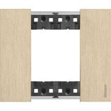 Bticino KA4802ZW 2M Altın Metal Çerçeve