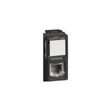 Bticino KG4258RJ11 Telefon Prizi, RJ11, 1m, Siyah