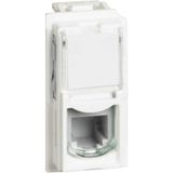 Bticino KW4258RJ11 1M Beyaz Telefon Prizi