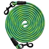 BTINESFUL 8ft/12ft/20ft/30ft/30ft/50ft/75ft Köpek Bağlama Uzun İp Köpek Tasması, Açık Köpek Avlu Tasması - Büyük Orta Küçük Köpek Eğitimi, Oynama, Kamp, Arka Bahçe