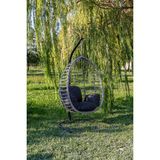 Btk Concept Eylül Tek Kişilik Salincak Rattan - Antrasit - Gri