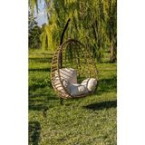 Btk Concept Eylül Tek Kişilik Salincak Rattan - Kahverengi - Bej