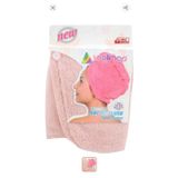 Btl Store Wellmop Mikrofiber Düğmeli Saç Havlusu Pudra