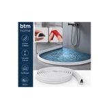 btm home 2 Metre Yapışkanlı Su Bariyeri Silikon Sızdırmazlık ve İzolasyon Bandı Duş, Kapı Eşiği, Tezgah Üstü