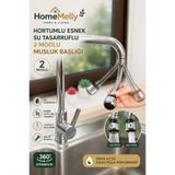 btm home Hortumlu , Su Tasaruflu, Esnek Musluk Ucu