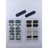 Btm Home Kendinden Yapışkanlı Nail Sticker 2 Paket Tırnak Süsü Kuru Oje - 12