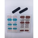 Btm Home Kendinden Yapışkanlı Nail Sticker 2 Paket Tırnak Süsü Kuru Oje - 18