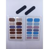 Btm Home Kendinden Yapışkanlı Nail Sticker 2 Paket Tırnak Süsü Kuru Oje - 19