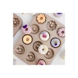 btm home mini yuvarlak kek kalıbı, 7 cm, donut, muffin, brownies, pasta için, yapışmaz muflin kalıbı