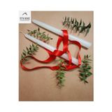 Btm Home Şamdan Mum Pastel Beyaz Renkli Kokulu El Yapımı Mum