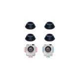 Btmhome 4 Lü X4 Paket Beyaz Eşya Makine Ve Koltuk Yatak Masa Silikon Tabanlı Ses Ve Yükseltici Titreşim Önleyici Ayak