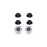 Btmhome 4Lü X4 Paket Beyaz Eşya Makine Ve Koltuk Yatak Masa Silikon Tabanlı Ses Ve Yükseltici Titreşim Önleyici Ayak