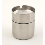 BTO Paslanmaz Çelik Kokusuz Küllük Kül Tablası Rüzgar Geçirmez 9 cm Boy (Küçük)