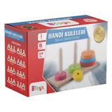 Btoys Ahşap Renkli Hanoi Kuleleri 5027