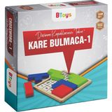 Btoys Kare Bulmaca 1 - Ahşap Zeka Ve Strateji Oyunu