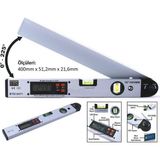 Bts 12471 2 Sulu Gönye Dijital Açı Ölçerli Su Terazisi 16/40CM - Standart - Çok Renkli