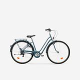 Btwin 120 Şehir Bisikleti Mavi Alçak Kadro