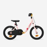 Btwin Discover 500 14 inç Jant 3-5 Yaş Pembe 2'si 1 Arada Çocuk Denge Bisikleti