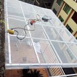Bu 2 mm UV Korumalı Polikarbonat Çatı Kaplama Levhası - Darbeye Dayanıklı Sera Örtüsü Yağmur Geçirmez Kanopi Dış Mekan Carport ve Soğuk Çerçeve için Kolay Bükülebilir (0,8 m X 8 m)