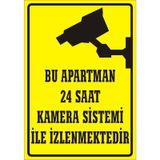Bu Apartman 24 Saat Kamera Sistemi Ile Izlenmektedir