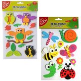 Bu-Bu 3d Eva Sticker Büyük Hayvanlar 24 Lü Bubu-Sts044