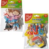 Bu-Bu 3D Eva Sticker Renkli Karisik 24 Lu Bubu-Sts043