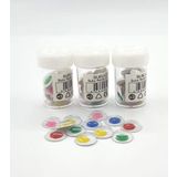 Bu-Bu 3'lü Renkli Göz, 15mm. 8gr.