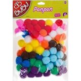 Bu-Bu 60'lı Karışık Ponpon - Çok Renkli