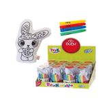 Bu-Bu BUBU00068 Pufidik Dostlar + 4 Adet Keçeli Kalem