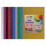 Bu-Bu Fon Kartonu Simli 50*70 Siyah Kod: Bubu-Fk0013