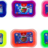 Bu-Bu Oyun Jeli Slime Büyük Boy 350 Gram Karışık Renk Slm022 (12 Li Paket)
