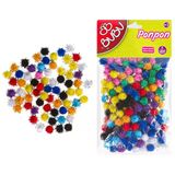 Bu-Bu Ponpon Sımlı 2 Cm.100lu Karma