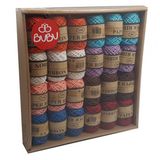Bu-Bu Renkli Jüt İp 10M 24 Lü 6 Natural+18 Renkli BUBU-KI0003