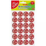 Bu-Bu Simli Eva Sticker Ay Ve Yıldız 24'Lü Sticker