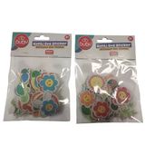 Bu-Bu Simli Eva Sticker Bahçe