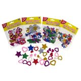 Bu-Bu Simli Eva Sticker Karışık Pvc Bubu00097