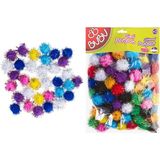 Bu-Bu Simli Ponpon Karışık 80Lİ