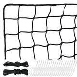 Bu Futbol Ağı, Futbol Toplarını Durdurmak için Dayanıklı Naylon Ağ, Spor Ağı İp ve Tokalarla Kurulumu Kolay, Futbol Antrenmanı Spor Ağı 10ft/15ft/20ft