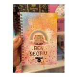 Bu Işıltılı Hayatı Ben Seçtim Sticker'lı Tarihsiz Konuşan Ajanda Haftalık Planlayıcı Defter