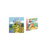 Bu Kocaman Gözler Kimin Dinazor Stego ve Sevimli Dostları -3 boyutlu Hareketli Kitap Dinozor Dino