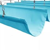 Bu Su Geçirmez Dalgalı Geri Çekilebilir Güneş Siperliği Dış Mekan, Veranda, Bahçe, Veranda, Avlu ve Pergola için Harikadır, Kasnak Sistemi, Güneşten Korumak İçin Mükemmeldir ve PE için Mükemmel