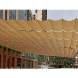 Bu su geçirmez geri çekilebilir örtü, pergola için dış tente, avlular, bahçeler ve verandalar için kasnak sistemli, üzüm kafesleri ve dış alanlar için idealdir.
