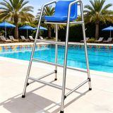 Bu Yüzme Havuzu Cankurtaran Sandalyeleri, 1.2M/1.5M/1.8M Şezlong Dış Mekan ABS Koltuklu, Ağır Hizmet Hayat Kurtaran Gözlem Koltuğu, Cankurtaran ve Spor Hakemliği, Havuzlar ve Plajlar için
