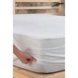 Buanart Mikro Fitted Su Sıvı Geçirmez Yatak Koruyucu Çarşaf Alez - 160 x 200 cm - Beyaz