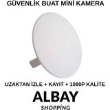 Buat Kapağı 7/24 Canlı Izleme Wifi'li Bakıcı Güvenlik Kamerası - Siyah