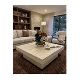 Bubba Home Modern Trave Wood Orta Sehpa Traverten - Traverten % 100 Mdf