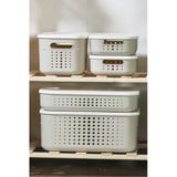 Bubble 5 Parca Krem Dolap Ici Duzenleyici Storage Kapakli Sepet Corap Kiyafet Duzenleyici 5Prc-Set